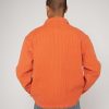 Shirt | Brain Dead Waffle Button Front Shirt Terracotta