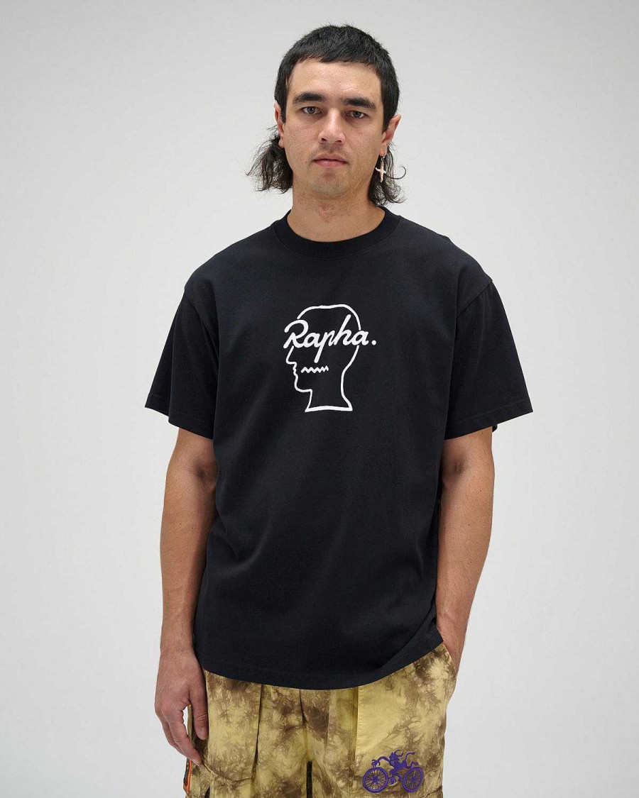T-Shirt | Brain Dead Brain Dead X Rapha Raphahead T-Shirt - Black Moss