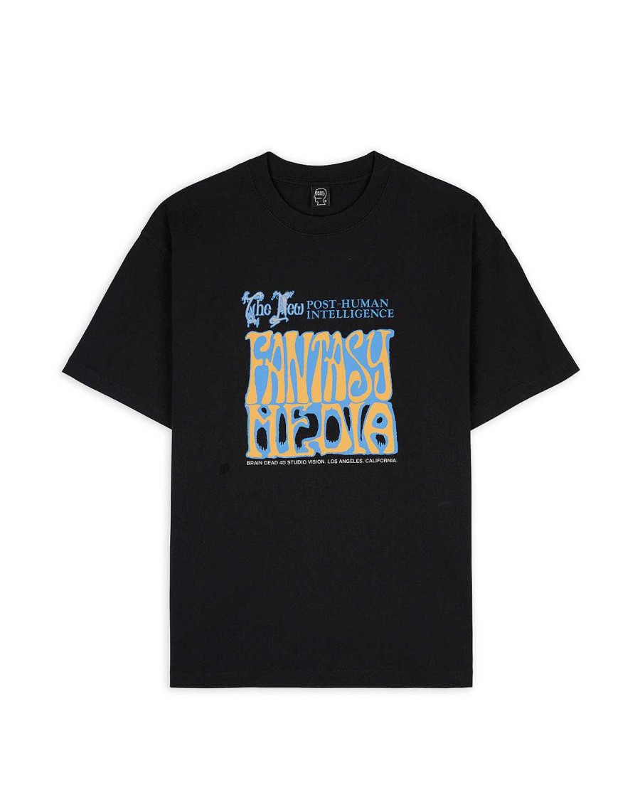 T-Shirt | Brain Dead Fantasy Media T-Shirt Black