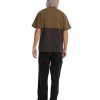 T-Shirt | Brain Dead Hagard Short Sleeve Football Shirt Olive