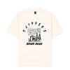 T-Shirt | Brain Dead Brain Dead X Flippers Roller Factory T-Shirt Natural