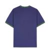 T-Shirt | Brain Dead Shark Attack Ringer T-Shirt Navy