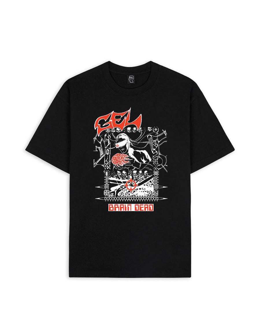 T-Shirt | Brain Dead Brain Dead X Gel Sound & Fury T-Shirt Black