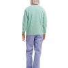 Lange Mouw | Brain Dead Dickies Bunny Drill Embroidered Waffle Mockneck Long Sleeve Creme De Menthe