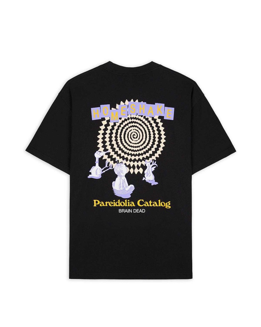 T-Shirt | Brain Dead Brain Dead X Homeshake "Pareidolia Catalog" T-Shirt Black