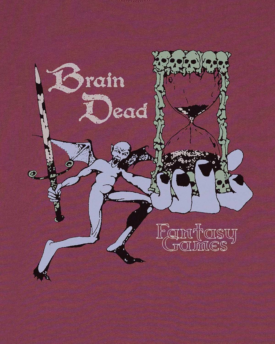 T-Shirt | Brain Dead Fantasy Time T-Shirt Raspberry