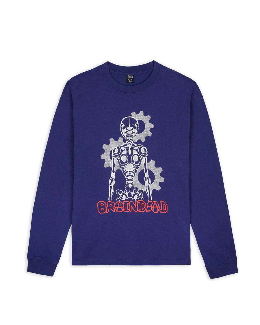 Lange Mouw | Brain Dead Skeletal Gear Long Sleeve Navy