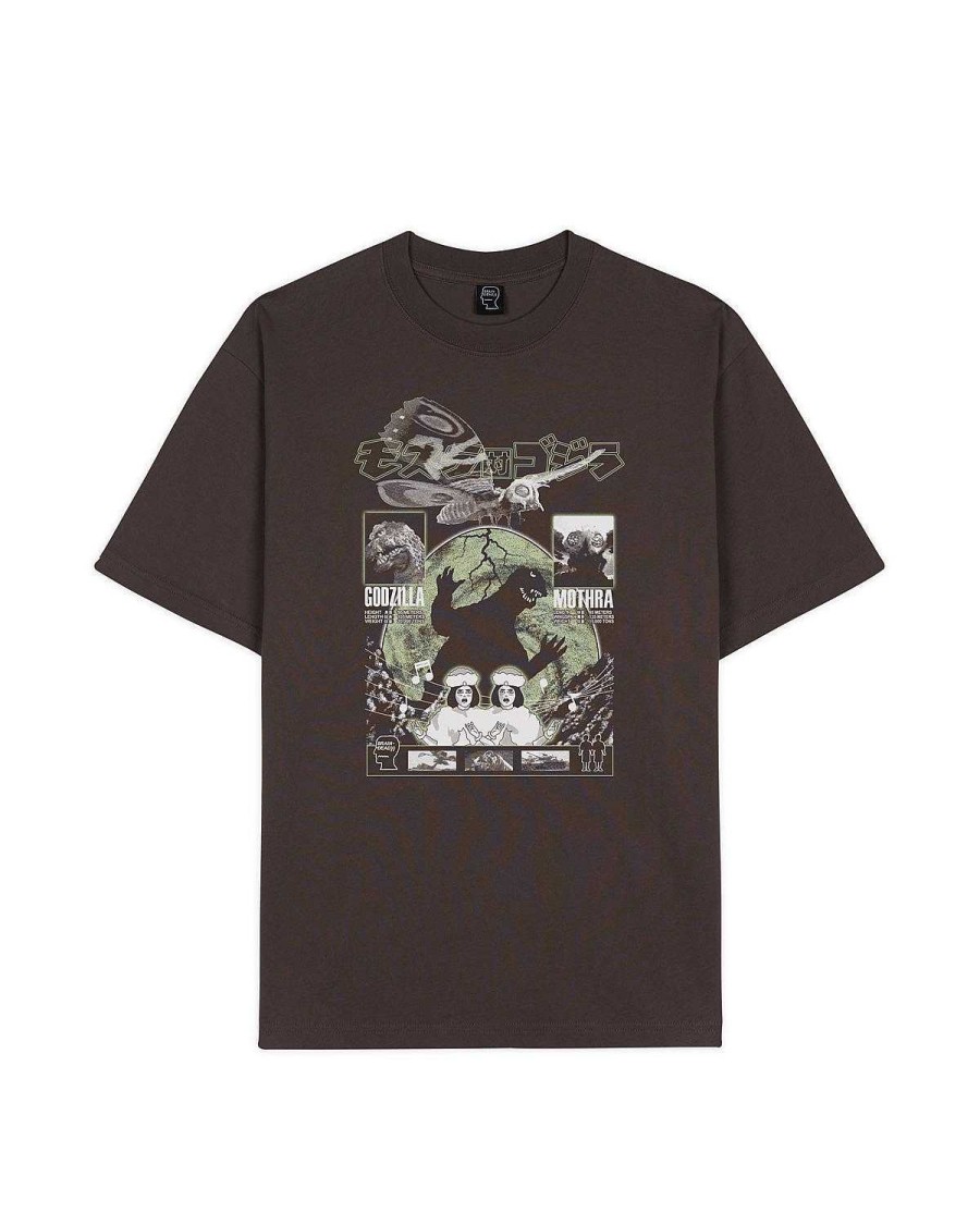 T-Shirt | Brain Dead Brain Dead X Godzilla Mothra Vs. Godzilla T-Shirt Clay