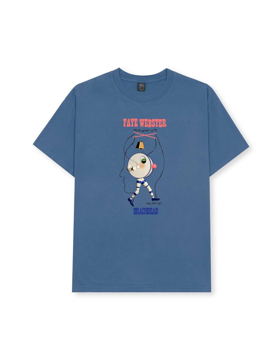 T-Shirt | Brain Dead Brain Dead X Faye Webster Drummer T-Shirt Denim