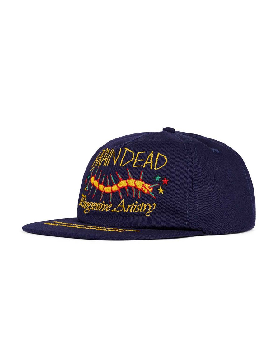 Hoed | Brain Dead Last Dance 5 Panel Hat Navy