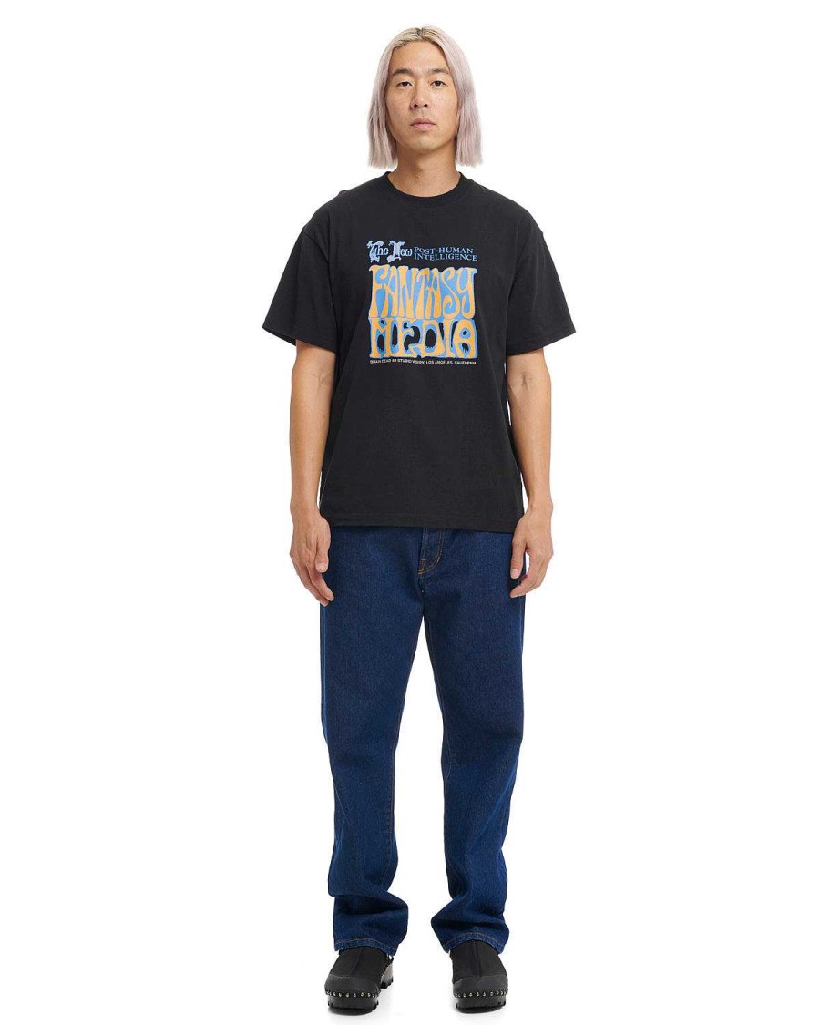 T-Shirt | Brain Dead Fantasy Media T-Shirt Black