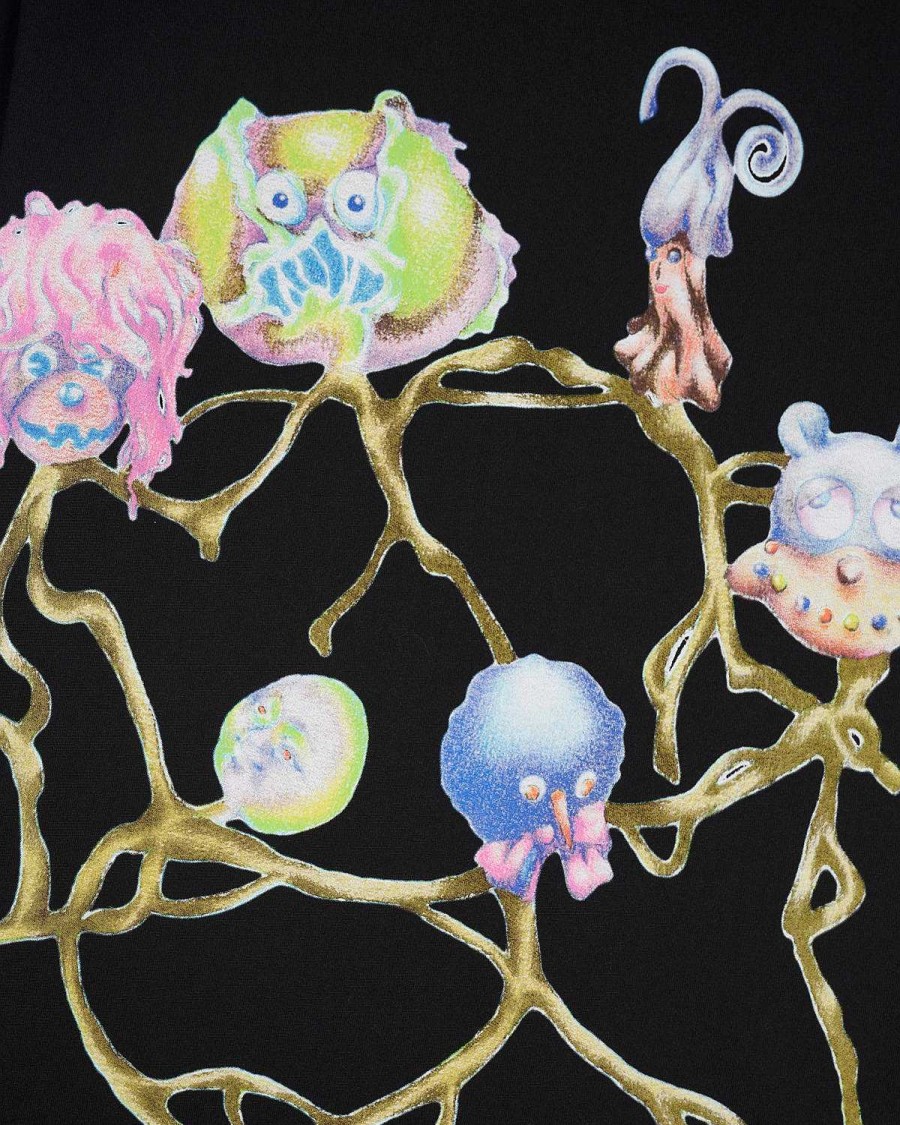 T-Shirt | Brain Dead Gaspar Twig Friends T-Shirt Black