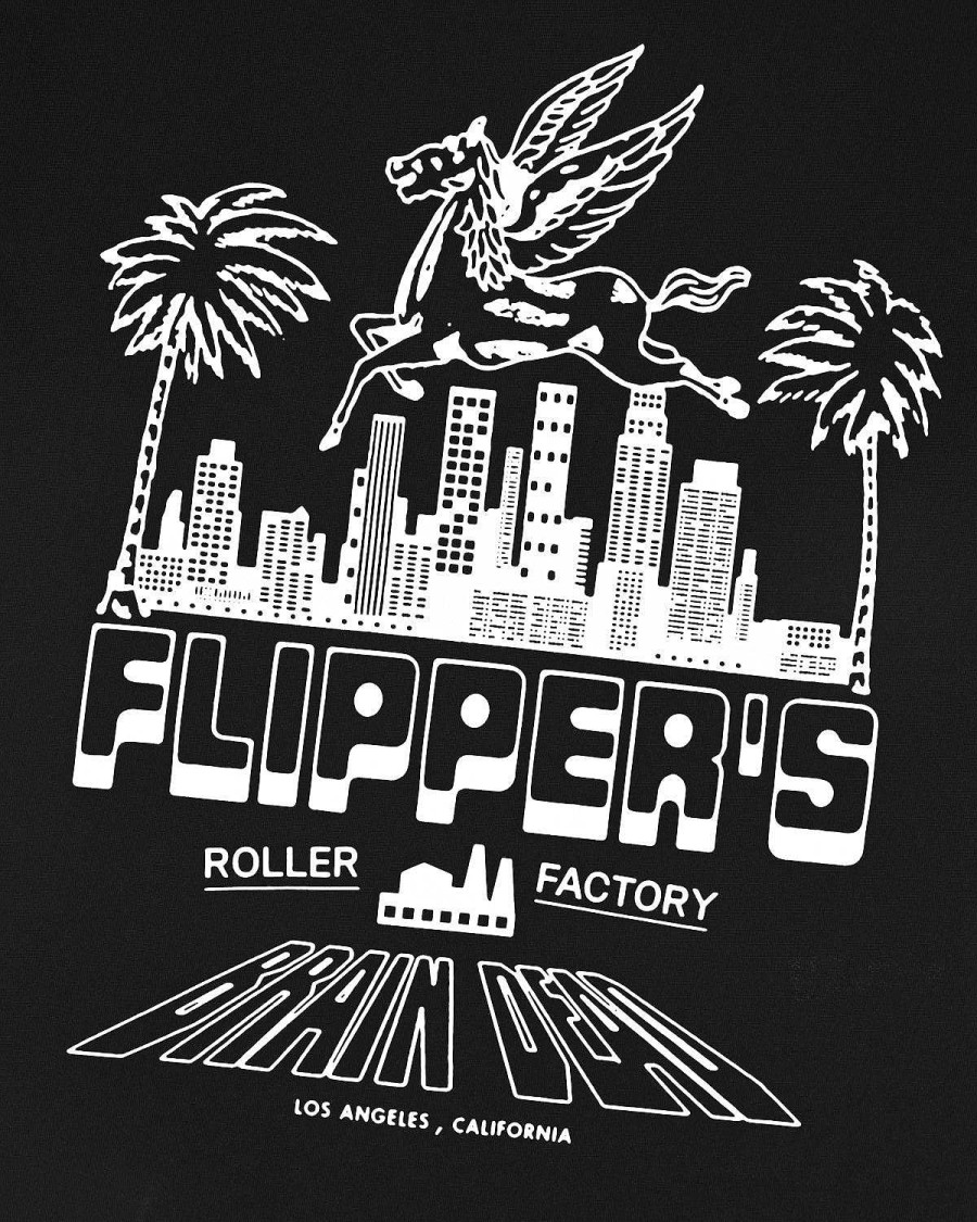 T-Shirt | Brain Dead Brain Dead X Flippers Pegasus T-Shirt Black