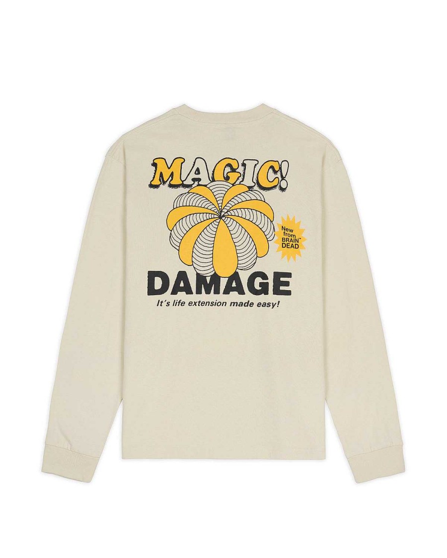Lange Mouw | Brain Dead Magic Damage Long Sleeve Grey